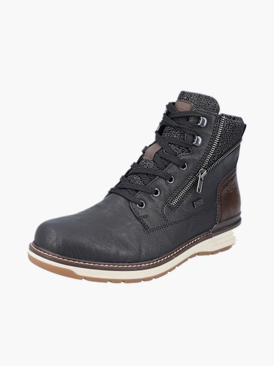 Rieker Herren Schnürstiefel Schwarz 137027 2