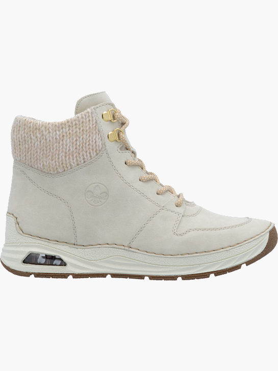 Rieker Damen Schnürstiefel Beige 143566 1