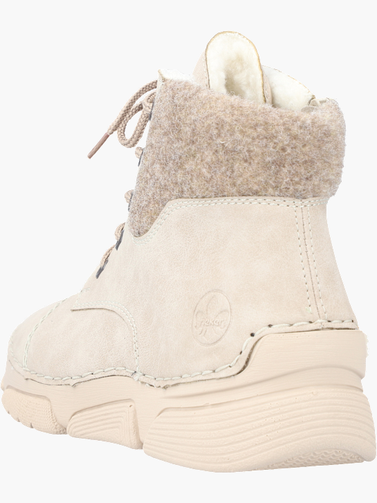 Rieker Damen Schnürstiefel Beige 143573 3