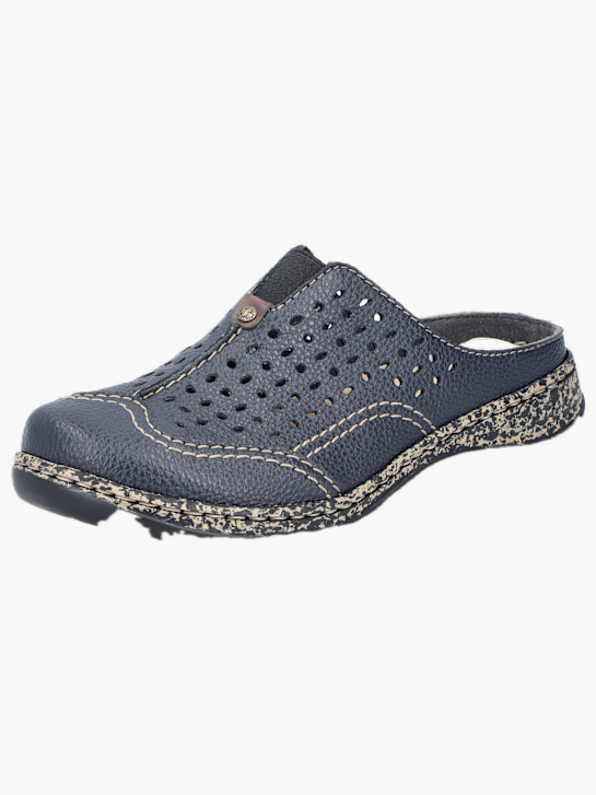 Rieker Damen Clogs Blau 137113 2