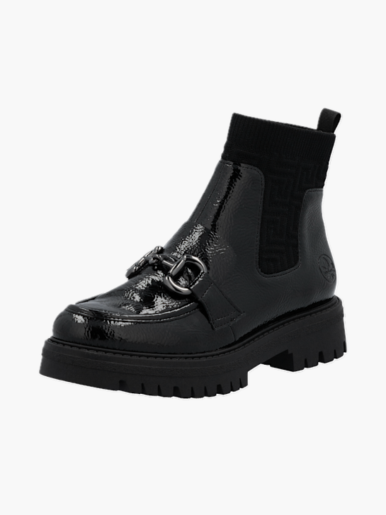 Rieker Damen Chelsea Boots Schwarz 137118 2