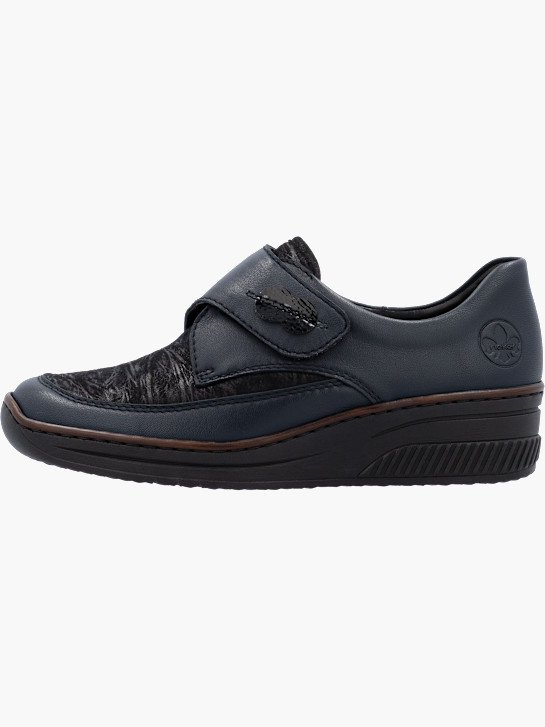 Rieker Damen Slipper Blau 143592 3