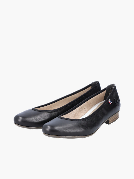 Rieker Damen Ballerinas Schwarz 137151 4