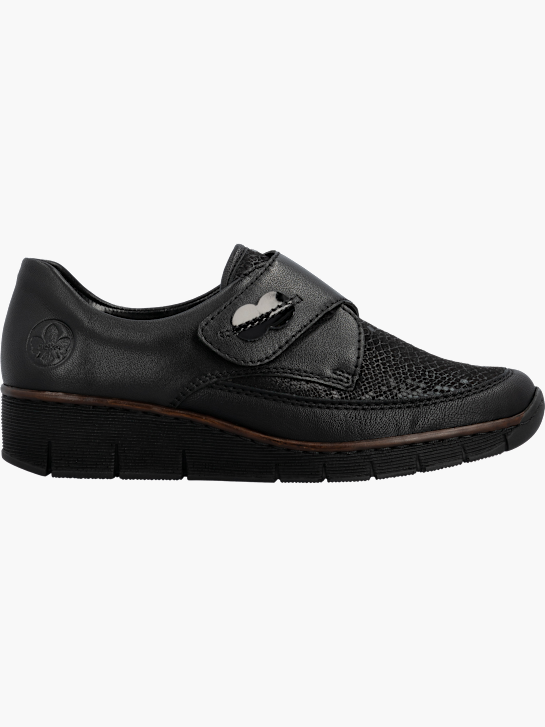 Rieker Damen Slipper Schwarz 143615 1