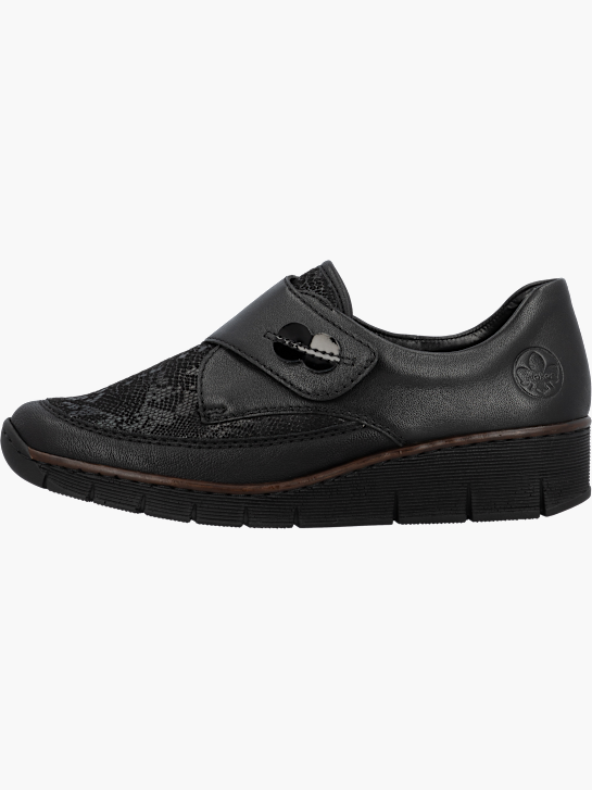 Rieker Damen Slipper Schwarz 143615 3