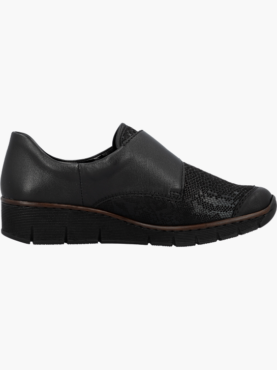 Rieker Damen Slipper Schwarz 143615 4