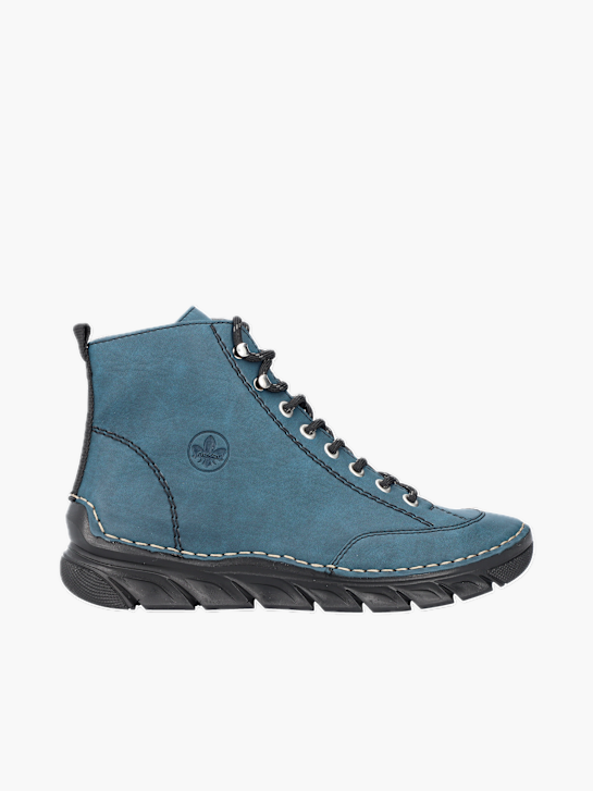 Rieker Damen Schnürstiefel Blau 137183 1