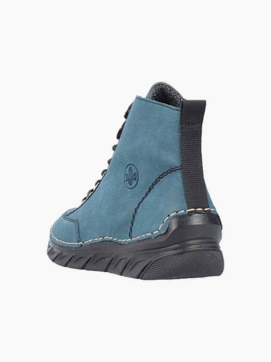 Rieker Damen Schnürstiefel Blau 137183 3