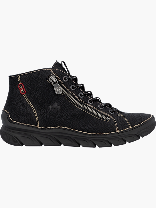 Rieker Damen Schnürstiefel Schwarz 143625 1
