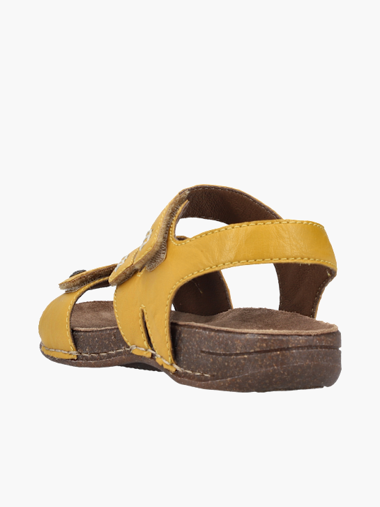 Rieker Damen Riemchensandalen Gelb 137240 3