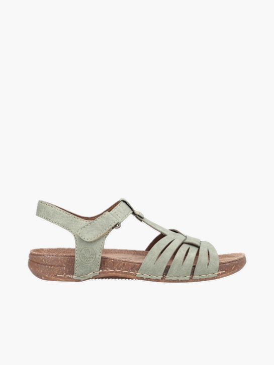 Rieker Damen Riemchensandalen Grün 131154 1
