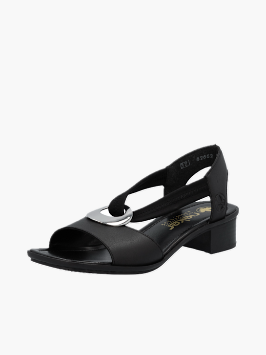 Rieker Damen Riemchensandaletten Schwarz 131164 2