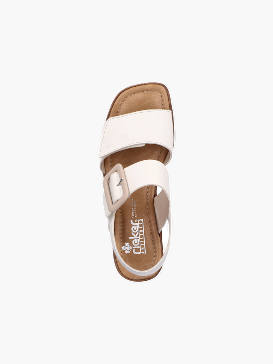 Rieker Damen Riemchensandaletten Beige 137254 3