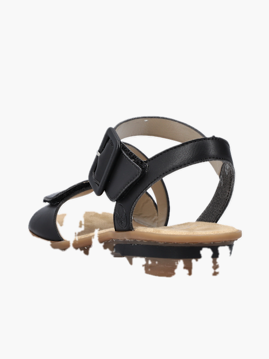 Rieker Damen Riemchensandalen Schwarz 137287 2