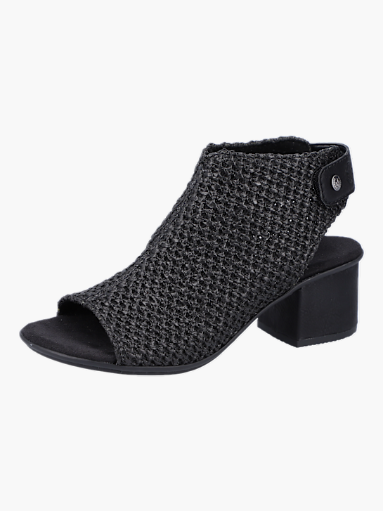 Rieker Damen Sandaletten Schwarz 137315 2