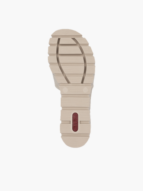 Rieker Damen Pantoletten Beige 137351 4
