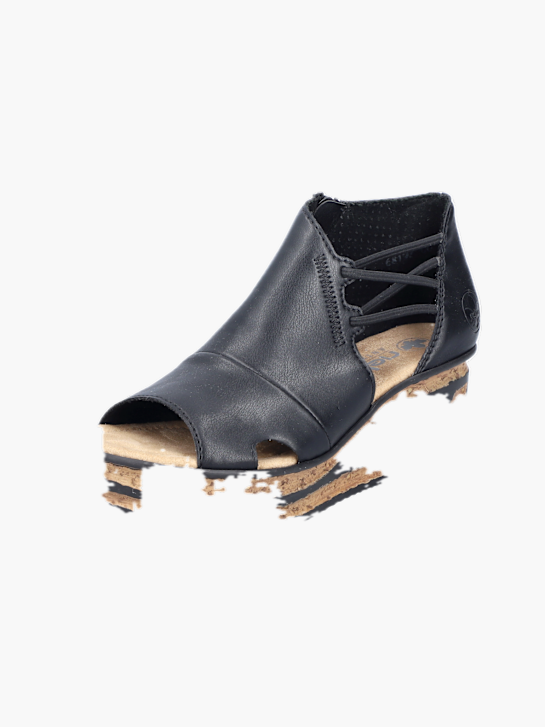 Rieker Damen Keilsandaletten Schwarz 137359 2