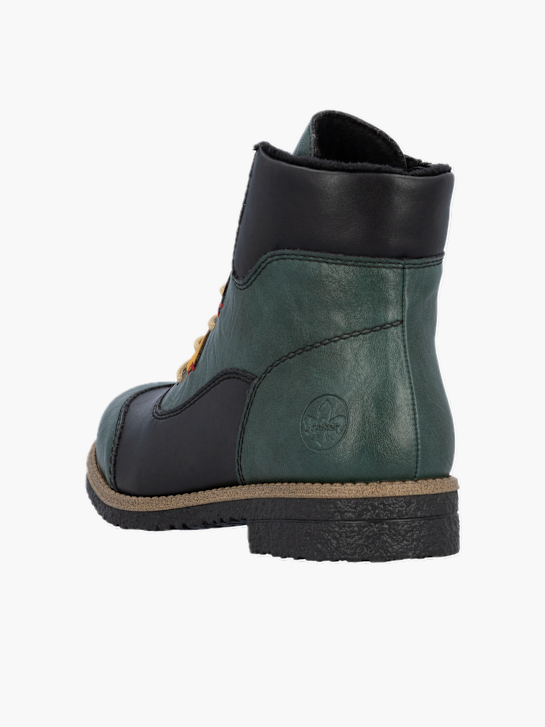 Rieker Damen Schnürstiefel Grün 137442 3