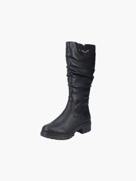 Rieker Damen Hochschaftstiefel Schwarz 137464 2