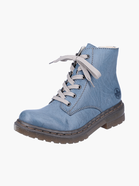 Rieker Damen Schnürstiefel Blau 137470 2