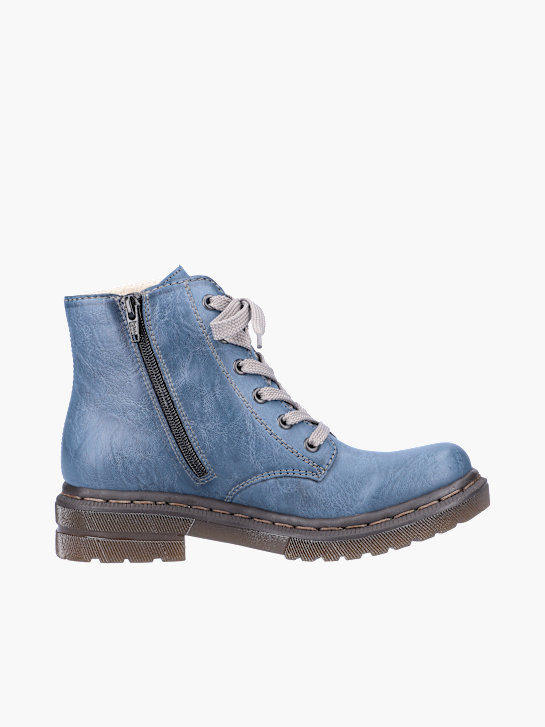 Rieker Damen Schnürstiefel Blau 137470 3