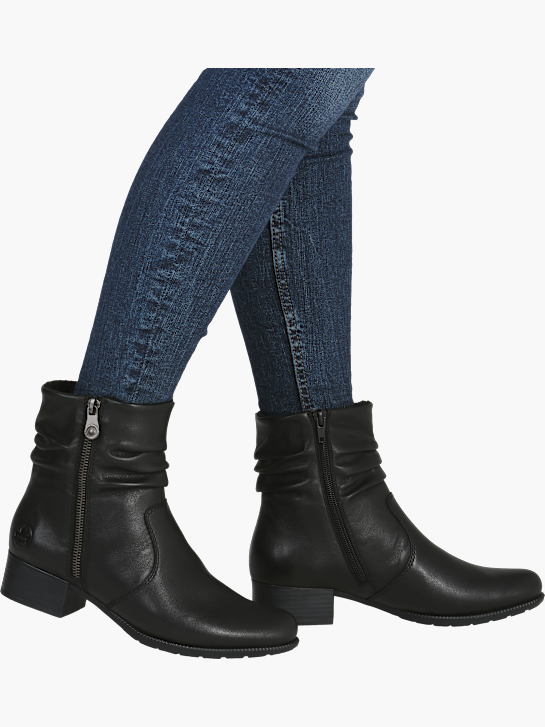 Rieker Damen Stiefeletten Schwarz 143745 4