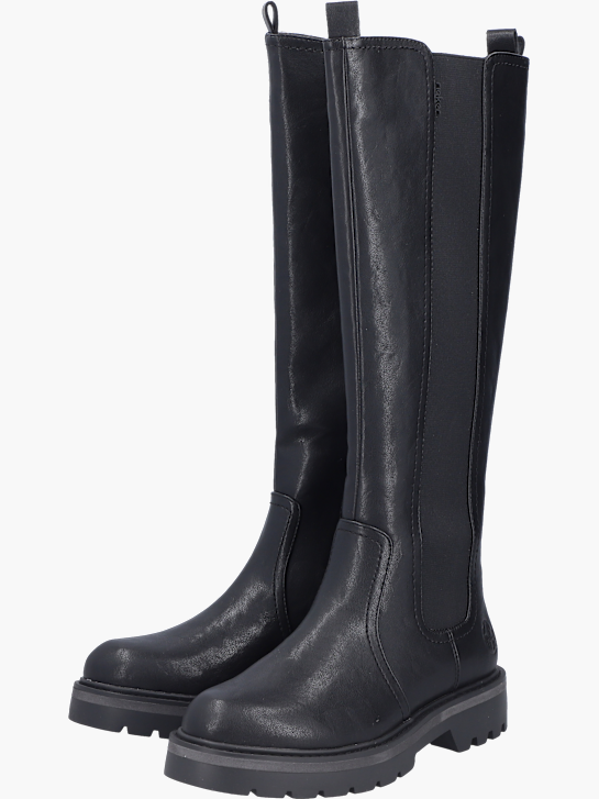 Rieker Damen Hochschaftstiefel Schwarz 143766 2