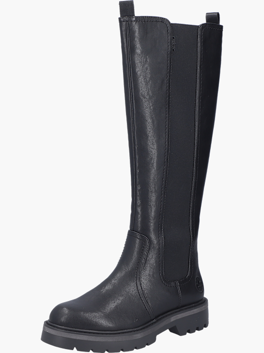 Rieker Damen Hochschaftstiefel Schwarz 143766 3