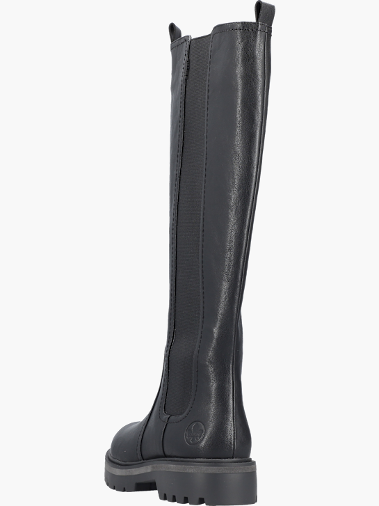 Rieker Damen Hochschaftstiefel Schwarz 143766 4