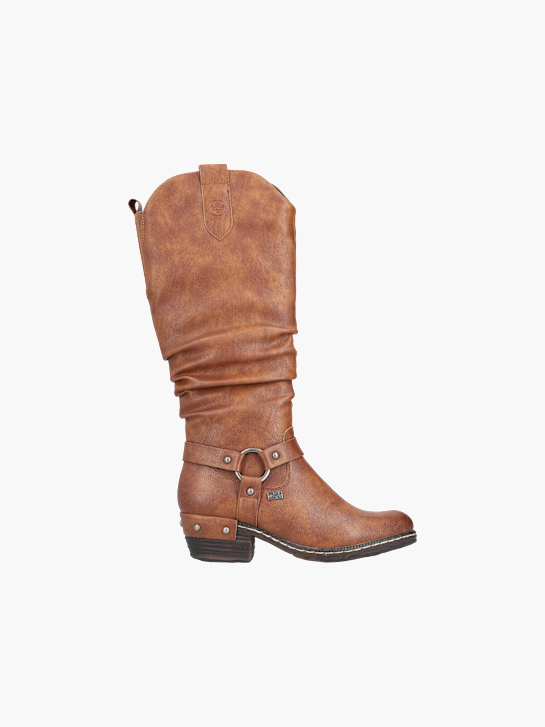 Rieker Damen Hochschaftstiefel Braun 137488 1