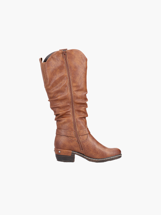 Rieker Damen Hochschaftstiefel Braun 137488 3
