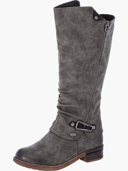Rieker Damen Hochschaftstiefel Grau 143775 2