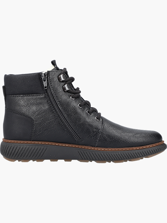 Rieker Herren Schnürstiefel Schwarz 141642 3