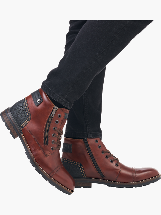 Rieker Herren Schnürstiefel Braun 141673 4