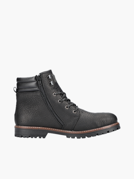 Rieker Herren Schnürstiefel Schwarz 135937 3