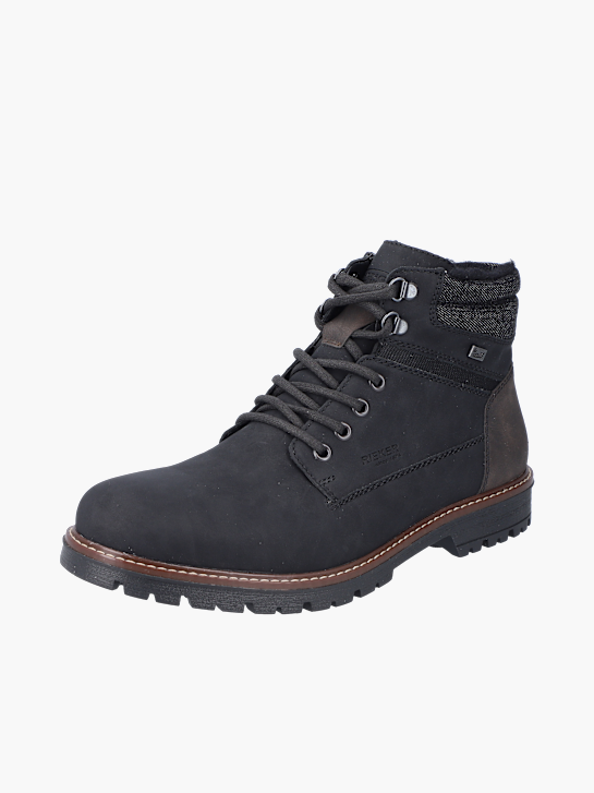 Rieker Herren Schnürstiefel Schwarz 135940 2