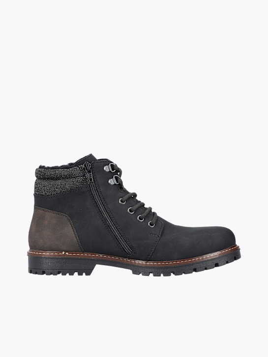 Rieker Herren Schnürstiefel Schwarz 135940 3
