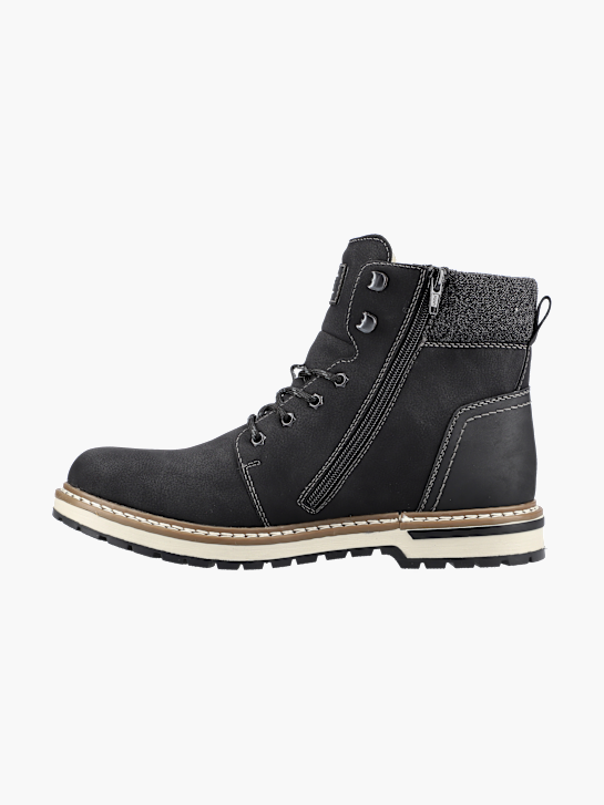 Rieker Herren Schnürstiefel Schwarz 135946 3