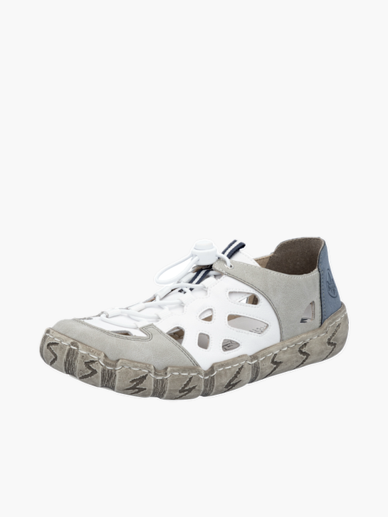 Rieker Damen Slipper Weiß 136041 2