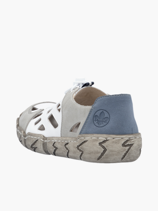 Rieker Damen Slipper Weiß 136041 3