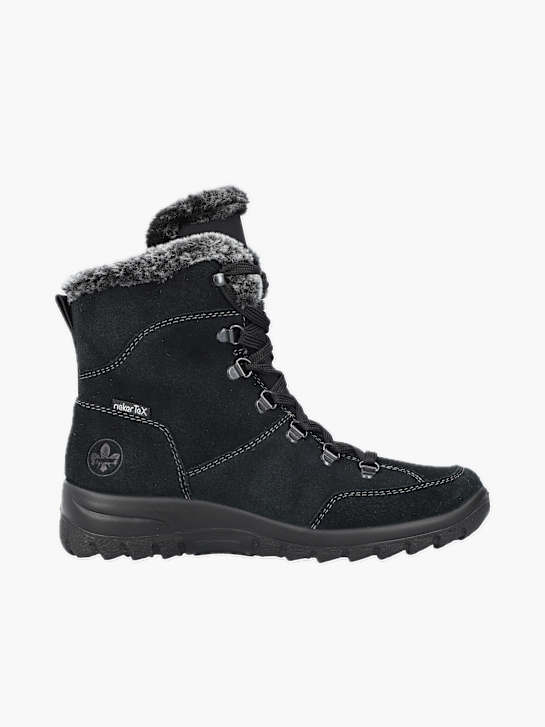 Rieker Damen Schnürstiefel Schwarz 136068 1