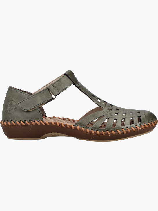 Rieker Damen Slipper Grün 141780 1