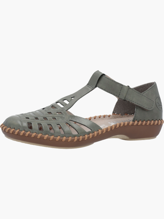 Rieker Damen Slipper Grün 141780 2