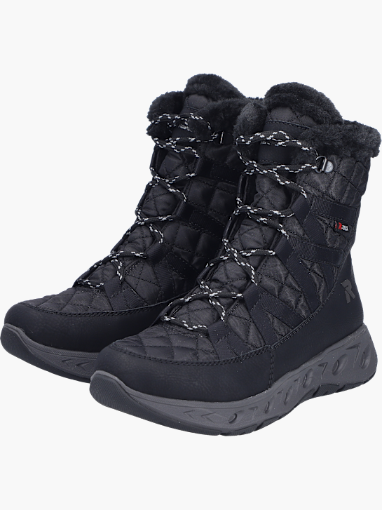 Rieker Damen Schnürstiefel Schwarz 141810 2