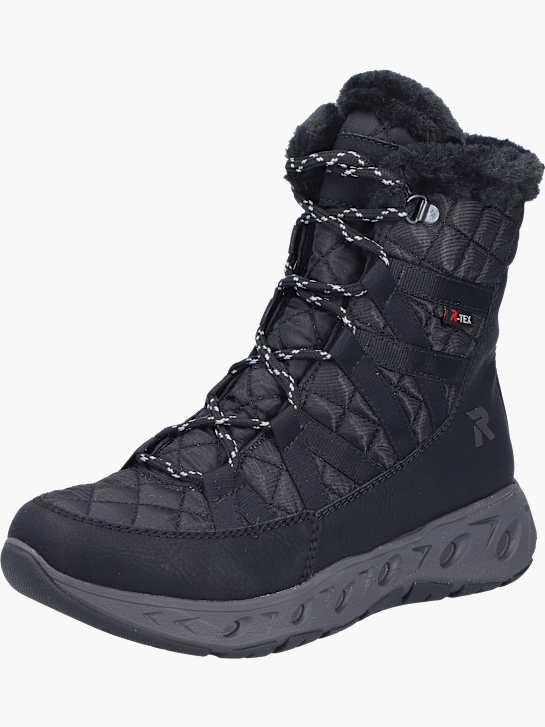 Rieker Damen Schnürstiefel Schwarz 141810 3