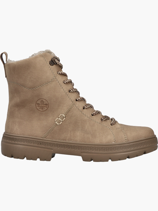 Rieker Damen Schnürstiefel Beige 141836 1