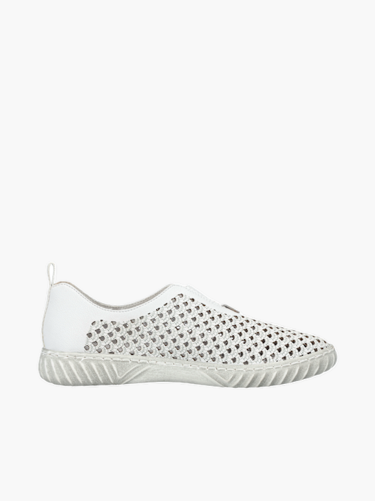 Rieker Damen Slipper Weiß 136186 2