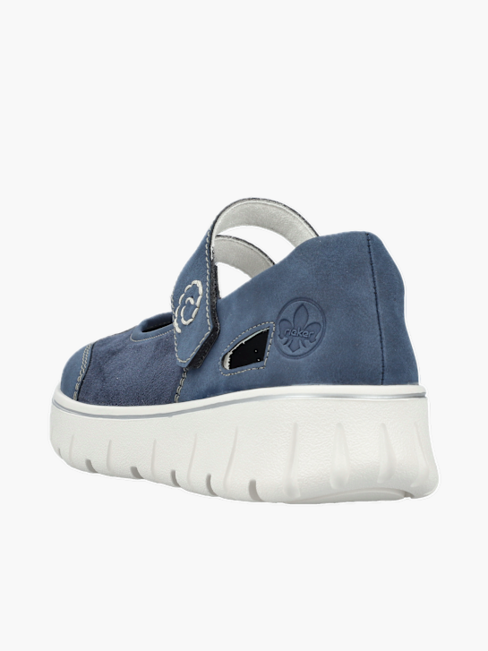Rieker Damen Slipper Blau 136192 3