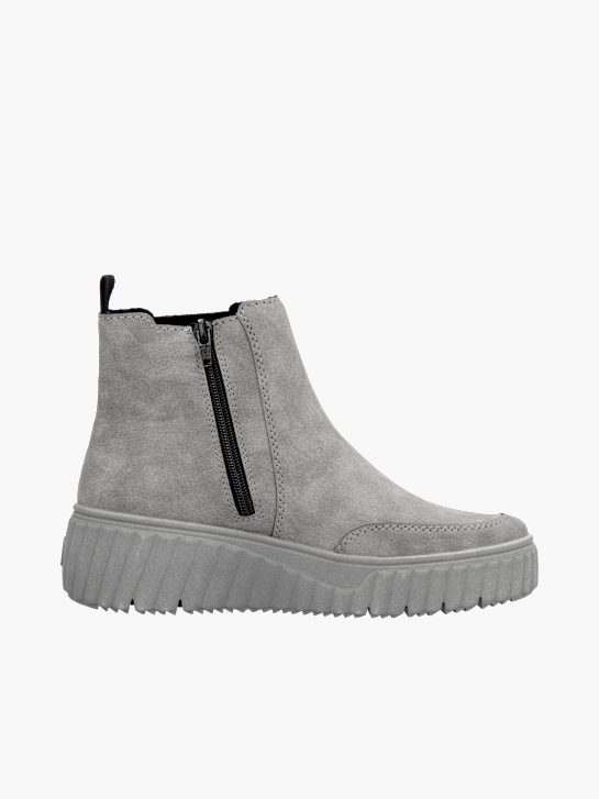 Ankle Boots Graue Stiefel Von Rieker Rieker Damen Stiefeletten