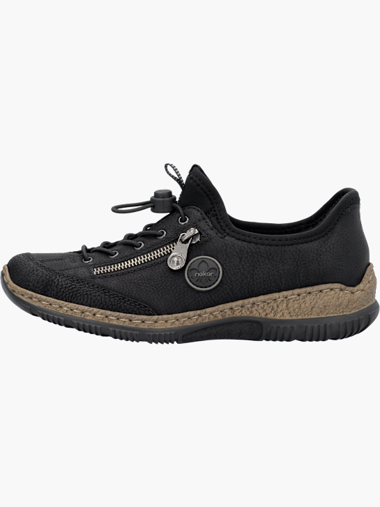 Rieker Damen Slipper Schwarz 141861 3